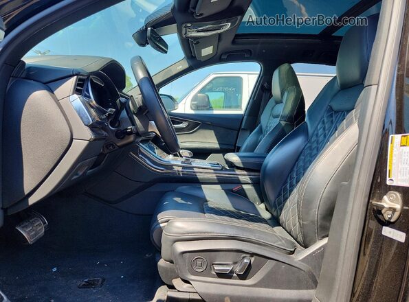 WA1VWBF79ND001047 2022 AUDI SQ7 Black წინა სალონის ხედი