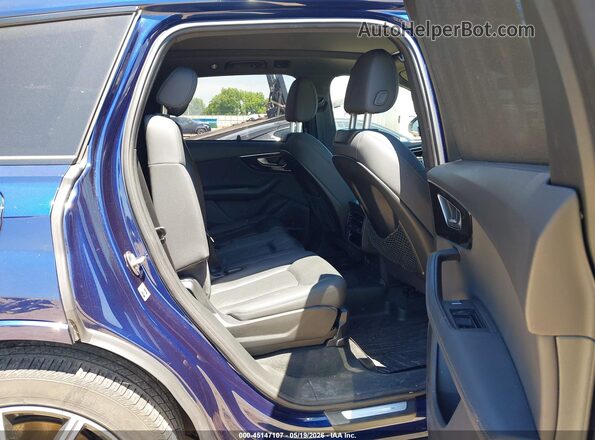 WA1VXAF70MD019734 2021 AUDI Q7 Blue Вид наклейки з VIN-кодом