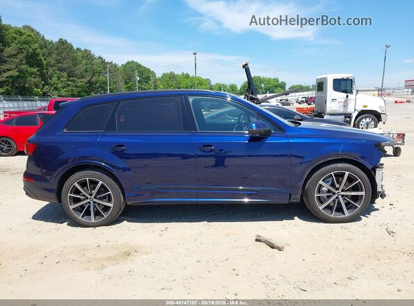 WA1VXAF70MD019734 2021 AUDI Q7 Blue Панорамний вид салону 360°
