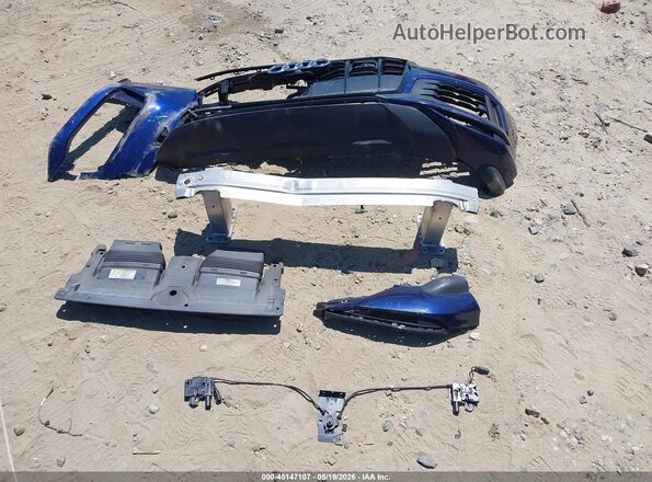 WA1VXAF70MD019734 2021 AUDI Q7 Blue Вид щитка приладів