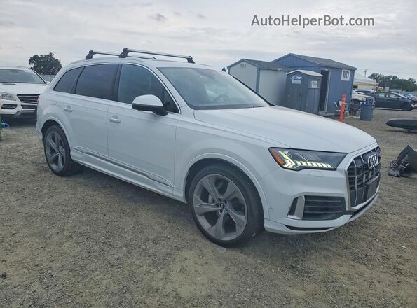 WA1VXAF72LD009401 2020 AUDI Q7 Белый Передняя правая четверть