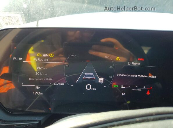 WAU2BCFU9SN085082 2025 AUDI A5 Black Սարքավորումների վահանակի տեսք