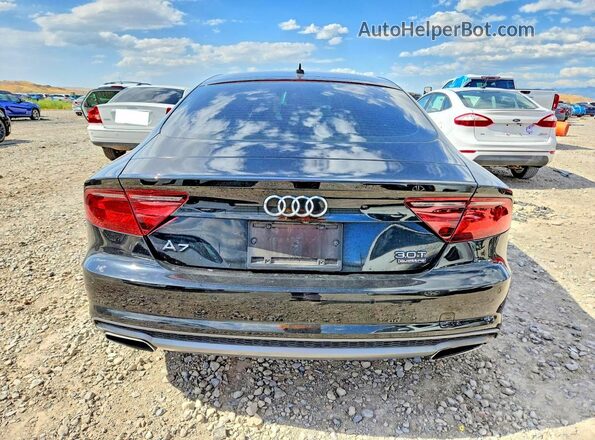WAU2GAFC0GN004779 2016 AUDI A7 Black Հետևի տեսք