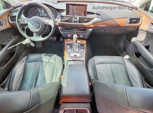 WAU2GAFC0GN004779 2016 AUDI A7 Black Առջևի վահանակի տեսք