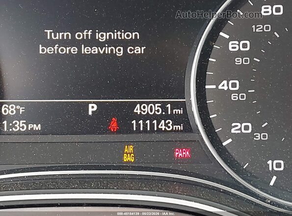 WAU2GAFC0GN192400 2016 AUDI A7 Черный 