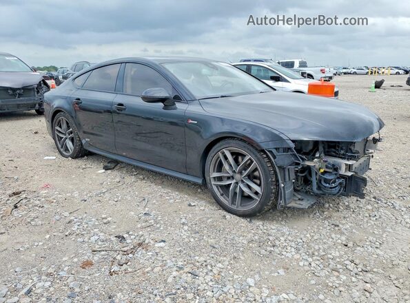 WAU2GAFC1GN112439 2016 AUDI A7 Black Delantero derecho