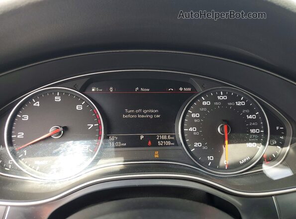 WAU2GAFC1GN132724 2016 AUDI A7 Silver ხელსაწყოთა პანელის ხედი