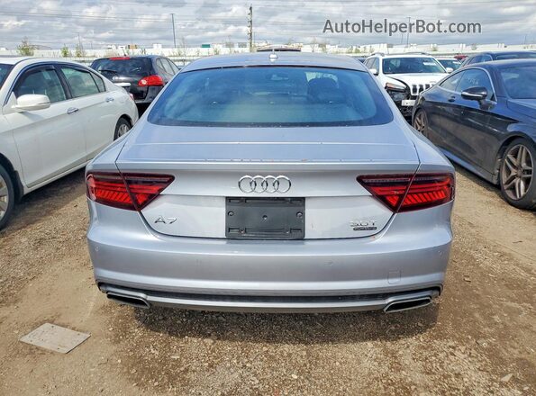 WAU2GAFC1GN132724 2016 AUDI A7 Silver უკანა ხედი