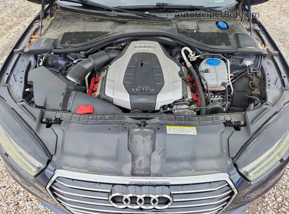 WAU2GAFC4GN128988 2016 AUDI A7 Синий Вид задней части салона
