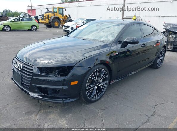WAU2GAFC5GN031864 2016 AUDI A7 Black Передня ліва чверть