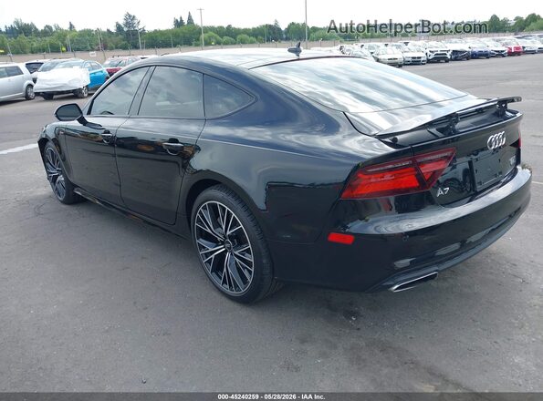WAU2GAFC5GN031864 2016 AUDI A7 Black Задня ліва чверть