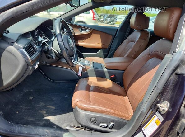 WAU2GAFC9GN072062 2016 AUDI A7 Black Вид салону спереду