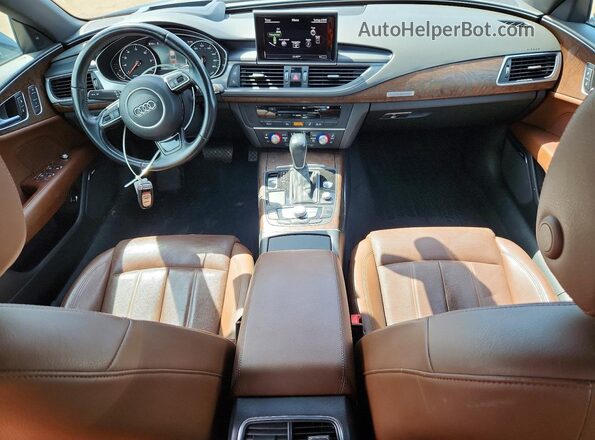 WAU2GAFC9GN072062 2016 AUDI A7 Black Вид панелі приладів