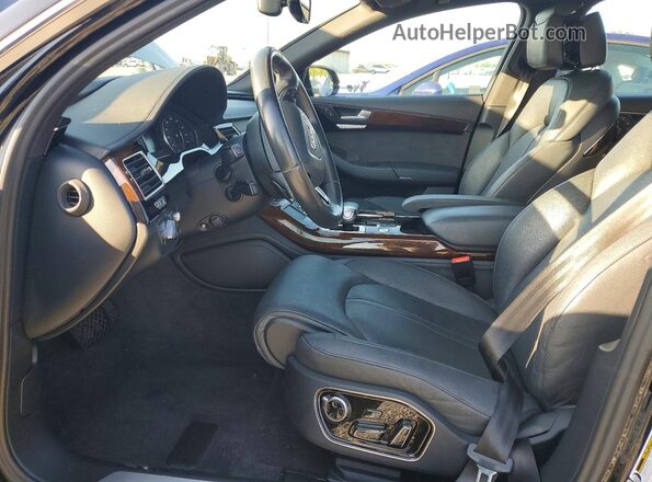 WAU34AFD0GN014119 2016 AUDI A8 Black Vista interior delantera