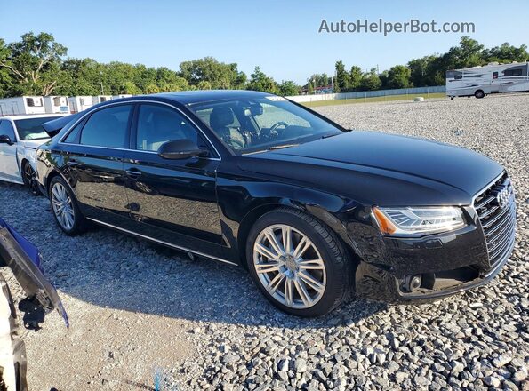 WAU34AFD0GN014119 2016 AUDI A8 Black Delantero derecho