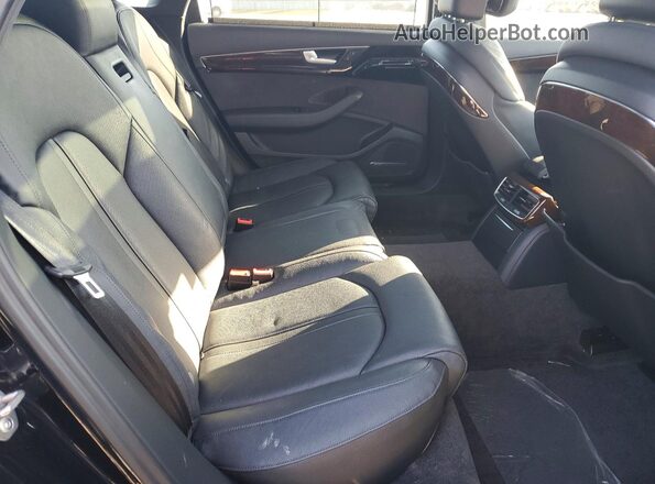 WAU34AFD0GN014119 2016 AUDI A8 Black Vista de los asientos traseros