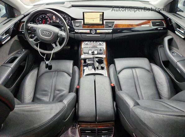 WAU34AFD5GN002337 2016 AUDI A8 White Vista del salpicadero