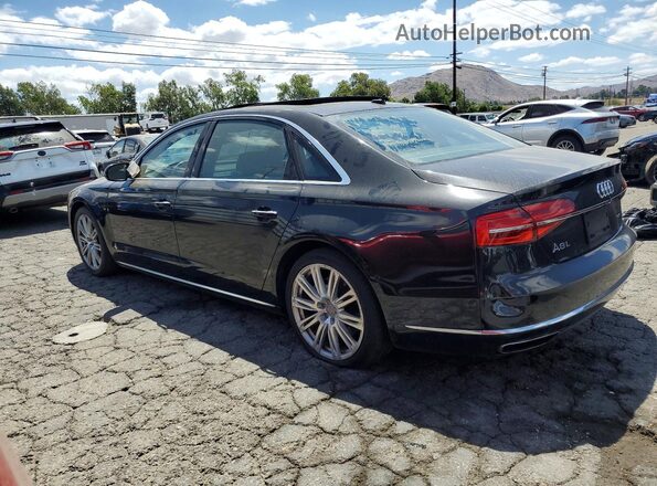WAU34AFD6GN010477 2016 AUDI A8 Black Tył lewy