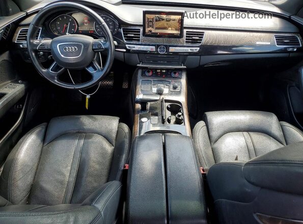 WAU34AFD6GN010477 2016 AUDI A8 Black Widok deski rozdzielczej