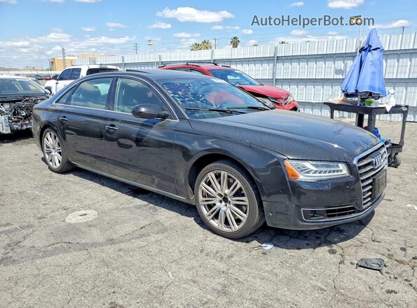 WAU34AFD6GN010477 2016 AUDI A8 Black Przód prawy