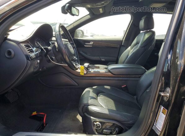 WAU34AFD6GN010477 2016 AUDI A8 Black Widok wnętrza z przodu