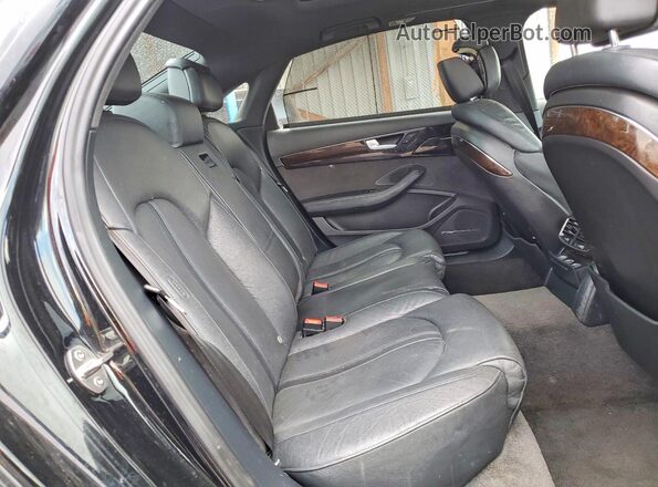WAU44AFD7HN016603 2017 AUDI A8 Black Rear seats view