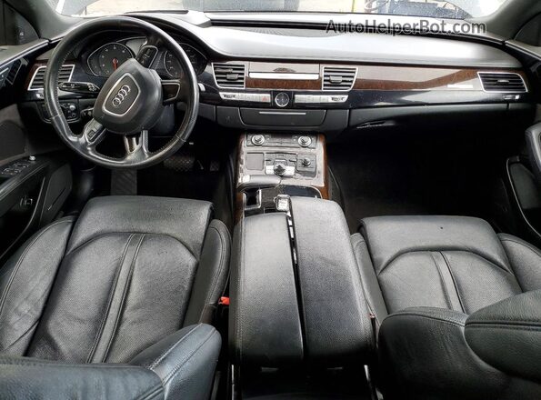 WAU44AFD7HN016603 2017 AUDI A8 Black Dashboard view