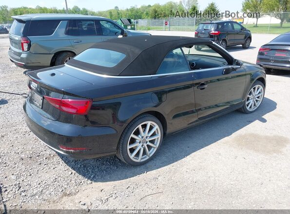 WAU6ULFF6J1000296 2018 AUDI A3 Черный Задняя правая четверть