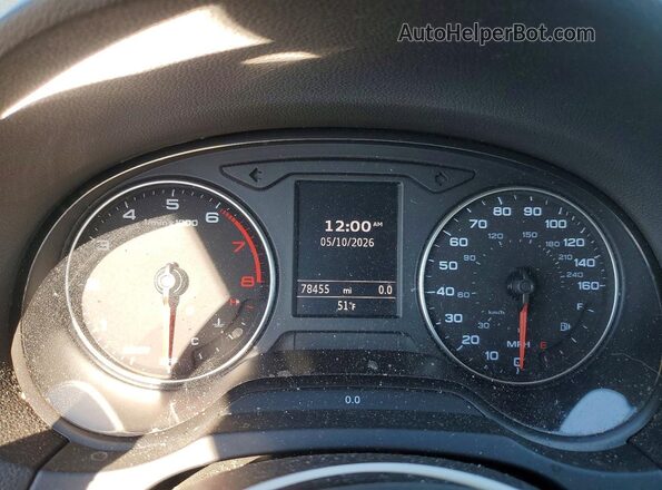 WAU78LFF6G1101386 2016 AUDI A3 Black Вид щитка приладів