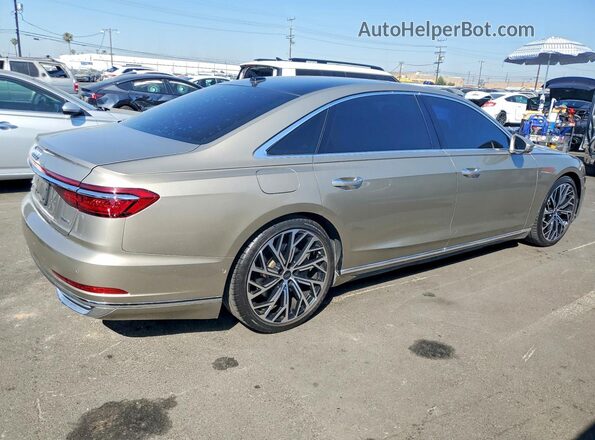 WAU8DAF82MN008472 2021 AUDI A8 Tan Tył prawy