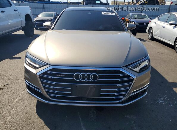 WAU8DAF82MN008472 2021 AUDI A8 Tan Widok z przodu