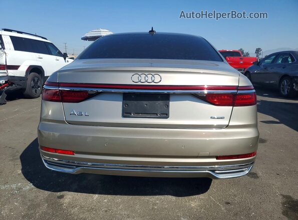 WAU8DAF82MN008472 2021 AUDI A8 Tan Widok z tyłu