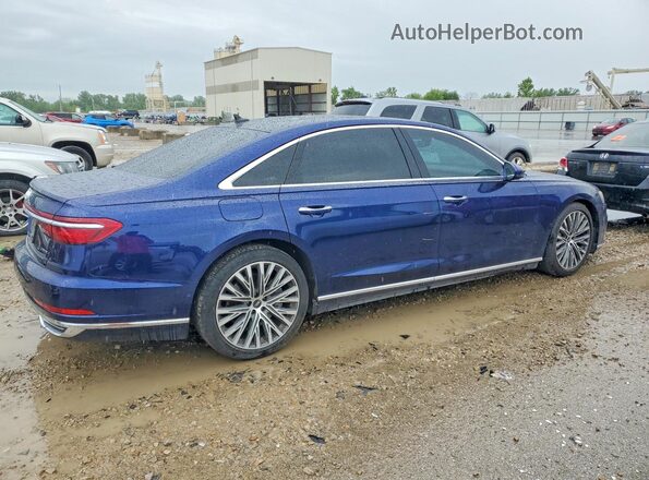 WAU8DAF87MN023923 2021 AUDI A8 Blue Tył prawy