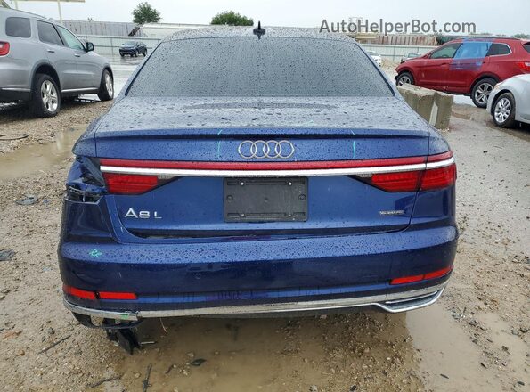 WAU8DAF87MN023923 2021 AUDI A8 Blue Widok z tyłu
