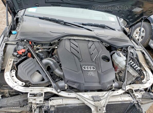 WAU8DAF89KN018168 2019 AUDI A8 Black უკანა სალონის ხედი