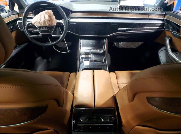WAU8HAF83MN008405 2021 AUDI A8 Blue Առջևի վահանակի տեսք