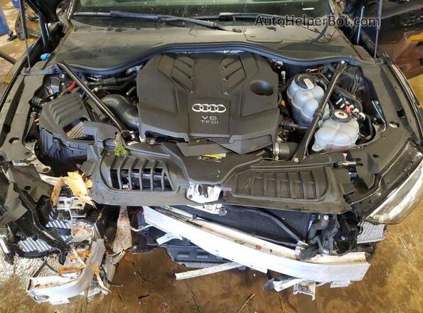 WAU8HAF83MN008405 2021 AUDI A8 Blue Սալոնի հետևի տեսք