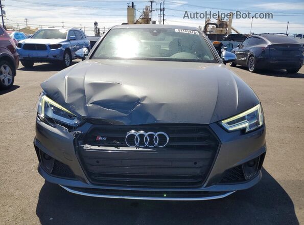 WAUA4AF49KA109558 2019 AUDI S4 Gray Вид спереду