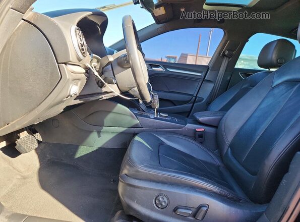 WAUA7GFF2G1050100 2016 AUDI A3 Black Widok wnętrza z przodu