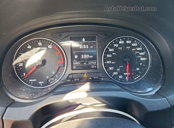 WAUA7GFF2G1050100 2016 AUDI A3 Black Widok zestawu wskaźników