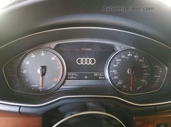 WAUABAF42MA069753 2021 AUDI A4 Charcoal Vista del cuadro de instrumentos
