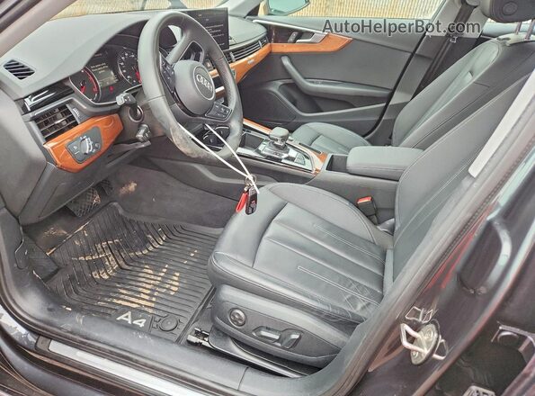WAUABAF42PN020596 2023 AUDI A4 Charcoal Widok wnętrza z przodu