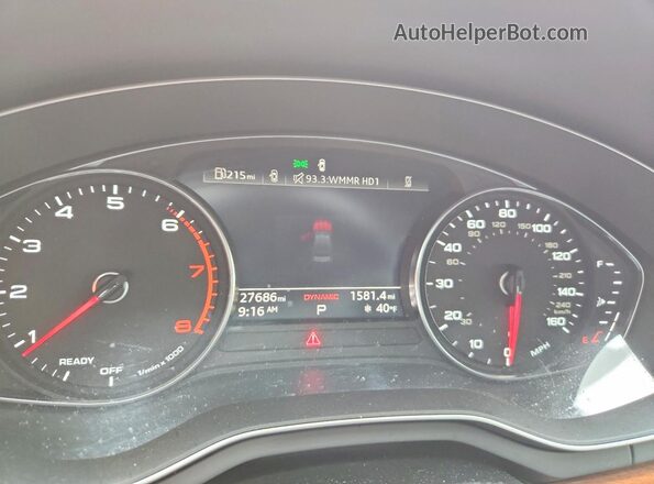 WAUABAF42PN020596 2023 AUDI A4 Charcoal Widok zestawu wskaźników