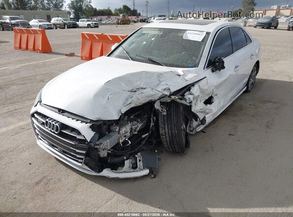 WAUABAF47MA043911 2021 AUDI A4 White Передня ліва чверть