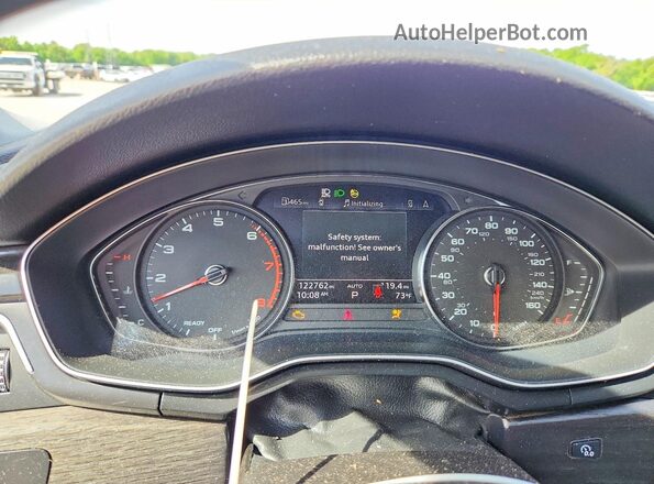 WAUABAF48MN008254 2021 AUDI A4 Black Вид щитка приладів
