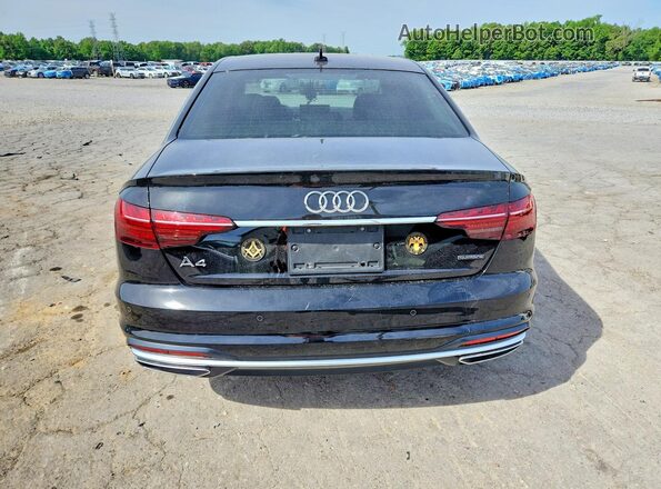 WAUABAF48MN008254 2021 AUDI A4 Black Вид ззаду