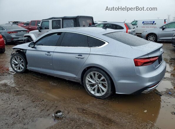 WAUABCF52MA021318 2021 AUDI A5 Silver Trasero izquierdo