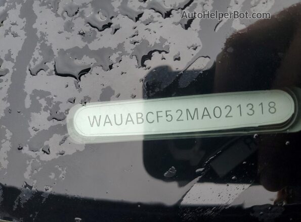 WAUABCF52MA021318 2021 AUDI A5 Silver Vista del compartimento del motor