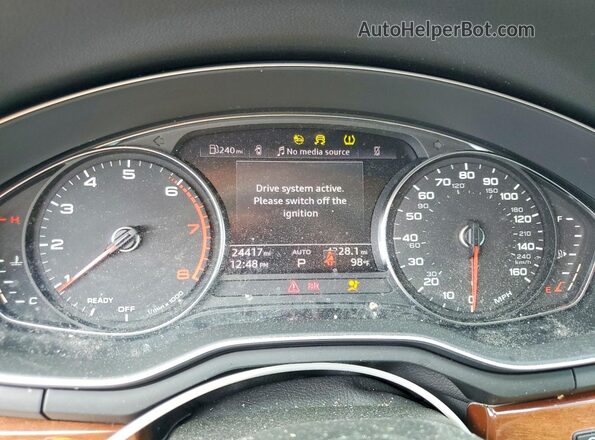 WAUABCF57NA010364 2022 AUDI A5 Black Սարքավորումների վահանակի տեսք