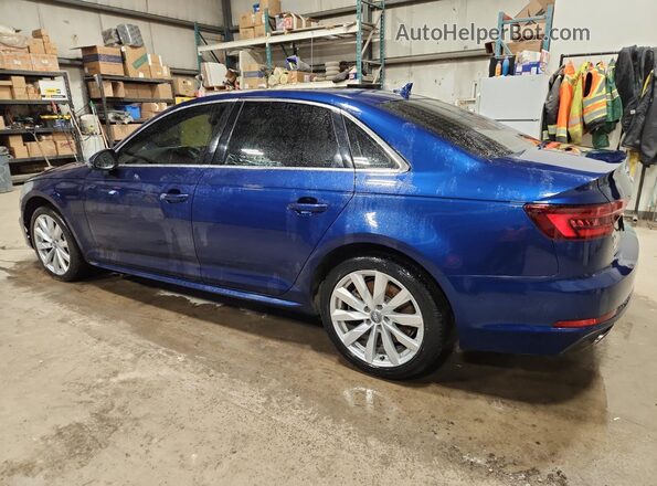 WAUANAF49JA037112 2018 AUDI A4 Синий Панорамный вид салона 360°